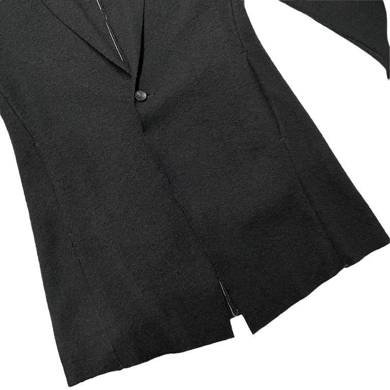 The Viridi-anne 16AW Fulling Knit Long Jacket 圧縮ウールオーバー  