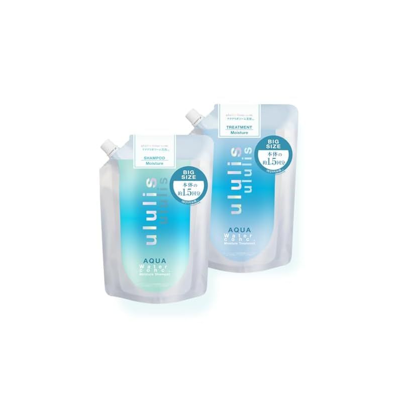 ウルリス　アクアモイスト シャンプー トリートメント 詰め替え　1.5倍 Amazon | ululis ウルリス シャンプー トリートメント 詰め替え