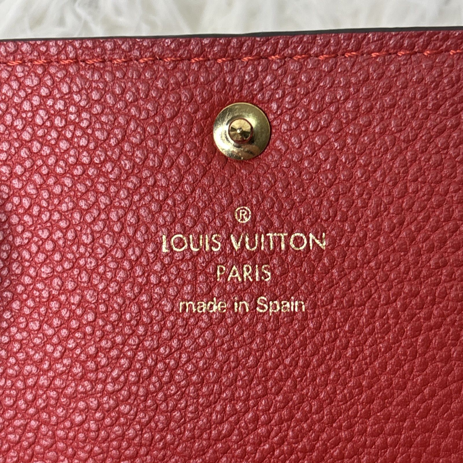 LOUIS VUITTON ルイヴィトン レッド 赤 名刺入れ アンプラント