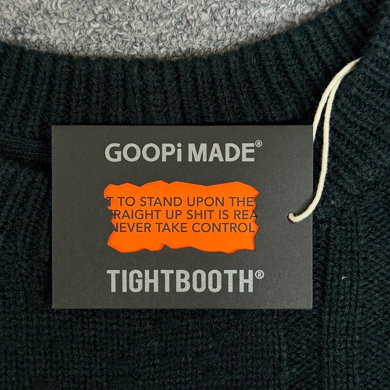 未使用品 GOOPiMADE x TIGHTBOOTH Colossal Knit Sweater コラボ 