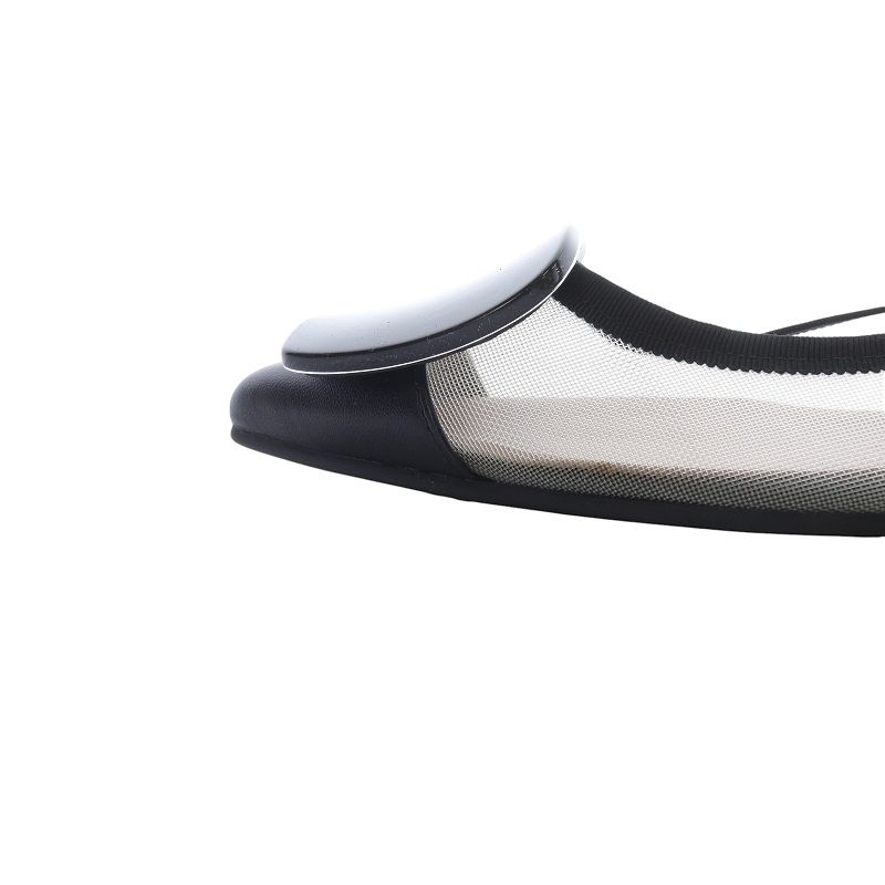 Pretty Ballerinas 黒 フラットシューズ ビジュー付き Pretty Ballerinas 黒 フラットシューズ ビジュー付き（Pretty