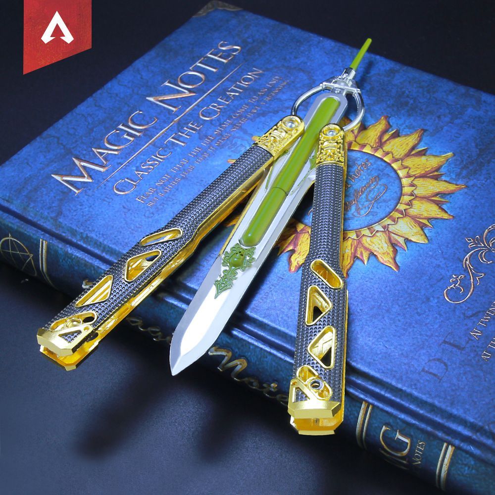 APEX オクタン グッズ Amazon.co.jp: バタフライナイフ オクタン apexグッズ 家宝 21cm