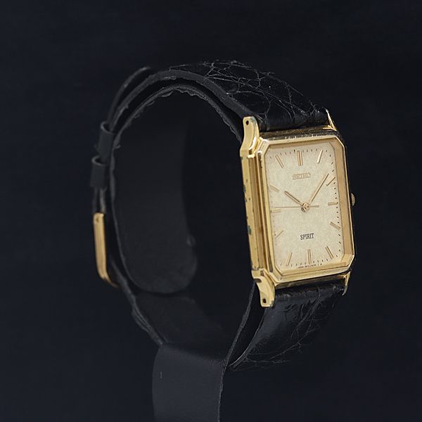 超希少】SEIKOセイコー腕時計5E31-6D10スピリットspirit保証無 J-9412