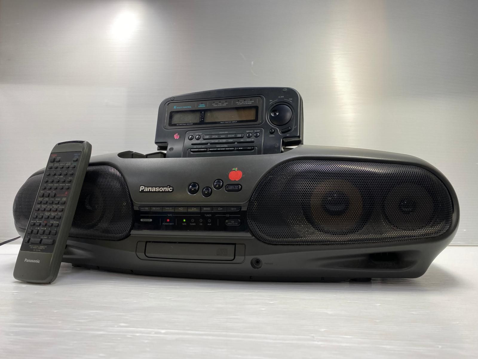 通電確認済みジャンク品】パナソニック CDラジカセ コブラトップ RX