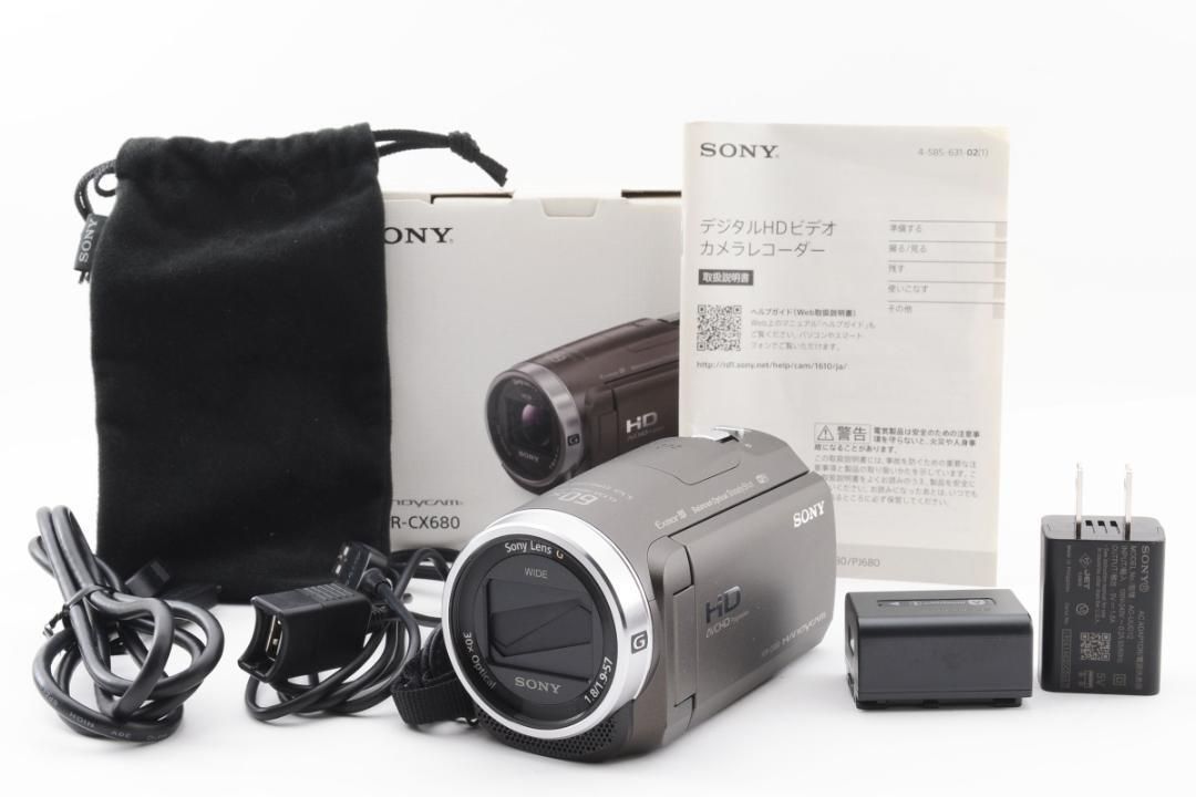 早いもの勝ち】SONY HDR-CX680(検索）ハンディカム ビデオカメラ ...