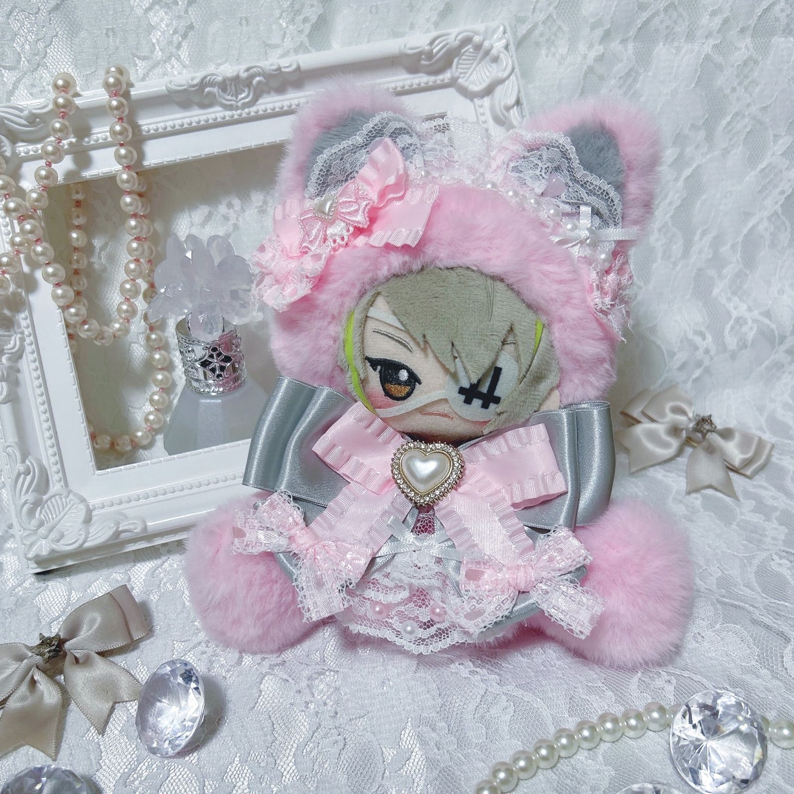 着ぐるみ くま おすわり ぬい服 12cm マスコット ちびぐるみ 620 着ぐるみ くま おすわり ぬい服 12cm マスコット ちびぐるみ 620