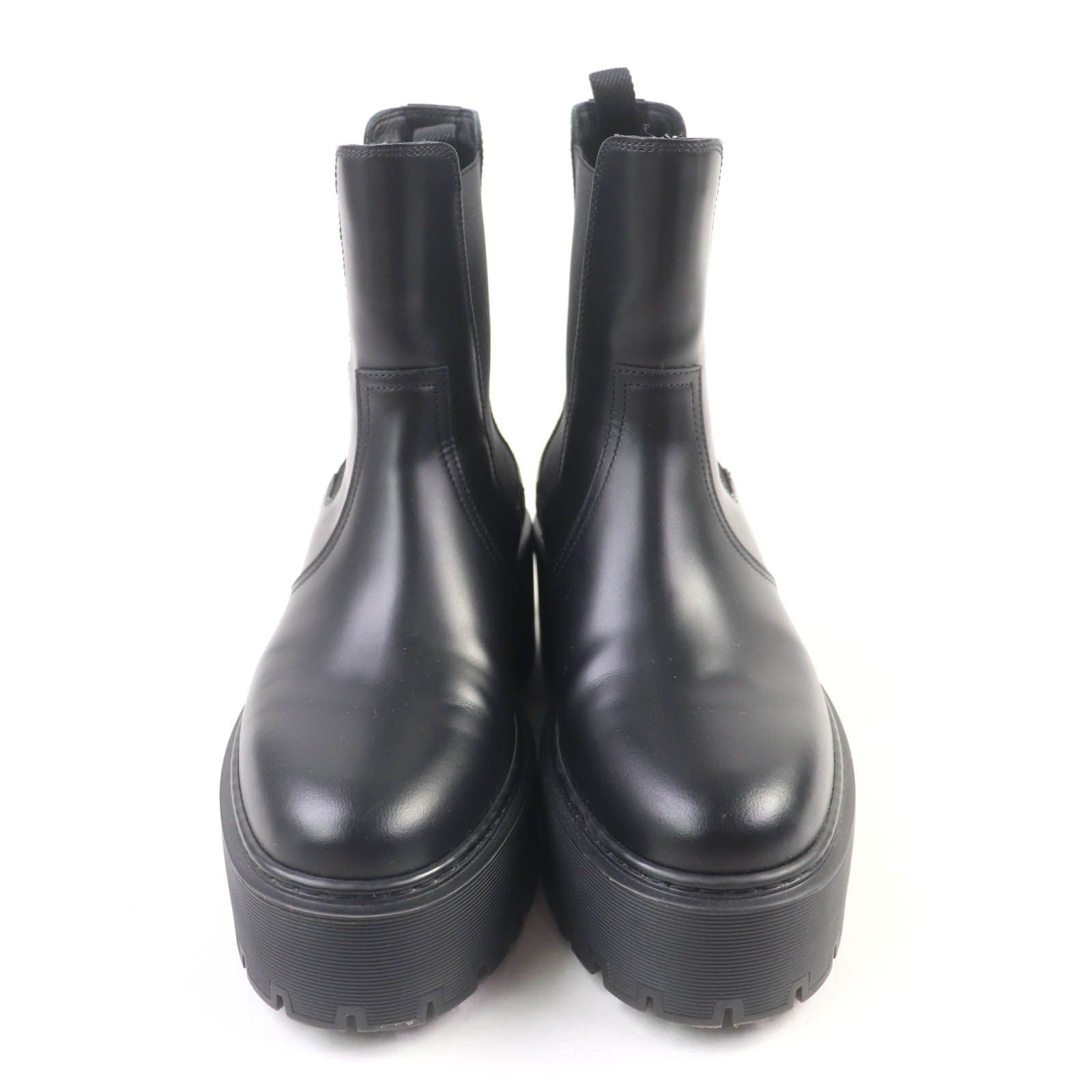 エルメス サイドゴアブーツ ハロウ エルメス ハロウ レザー サイドゴアブーツ 36 レディース