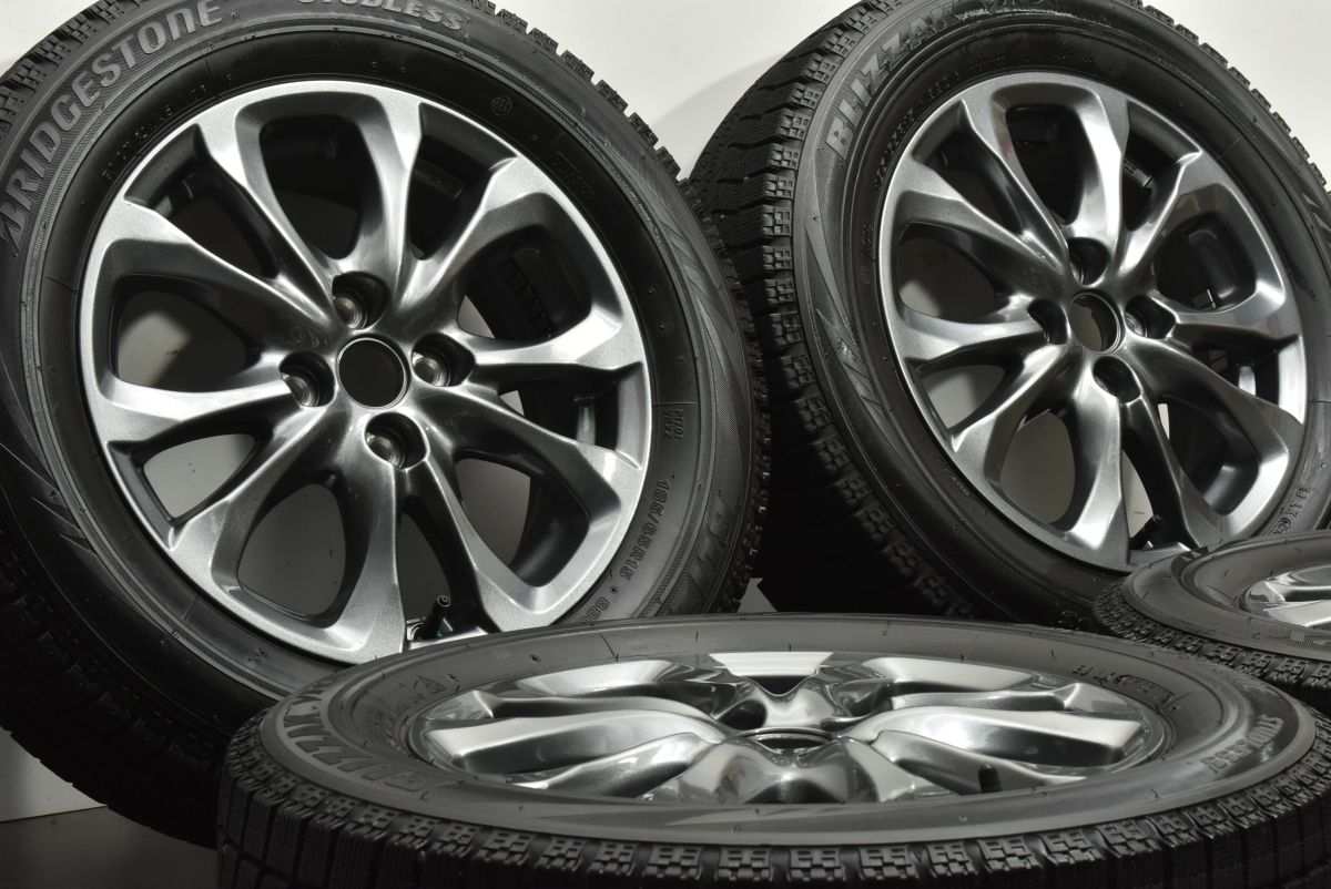 マツダ MAZDA2 XD プロアクティブ 純正 15in 5.5J 40 PCD100 ブリヂストン ブリザックVRX 185 65R15 DJ デミオ ハイグロス