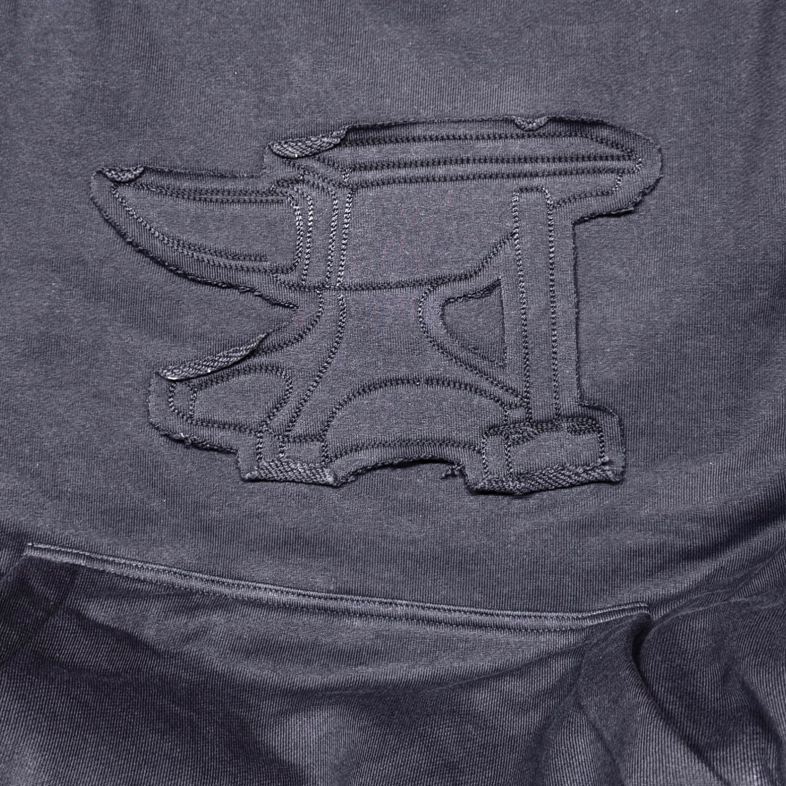 参考上代35200円 未使用品 MATSUFUJI Anvil Embroidery Crew Neck 