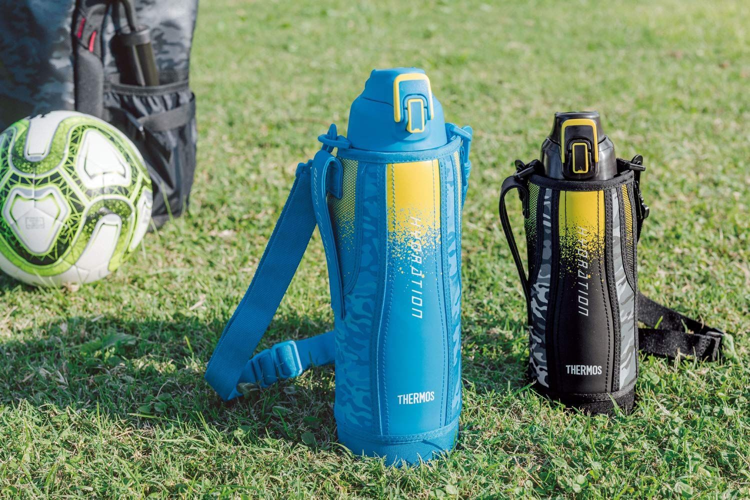 【正規品販売】 セール 水筒 真空断熱スポーツボトル ブルーカモフラージュ 1.5L サーモス FHT-1500F BL-C