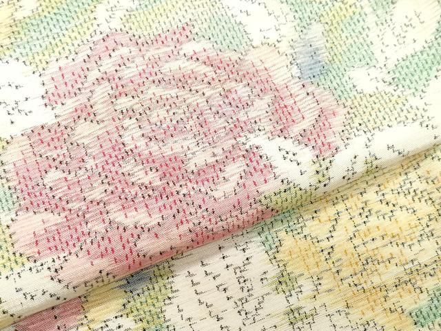平和屋着物○上質な紬 薔薇 バラ 正絹 逸品 CAAZ0830vf - メルカリ