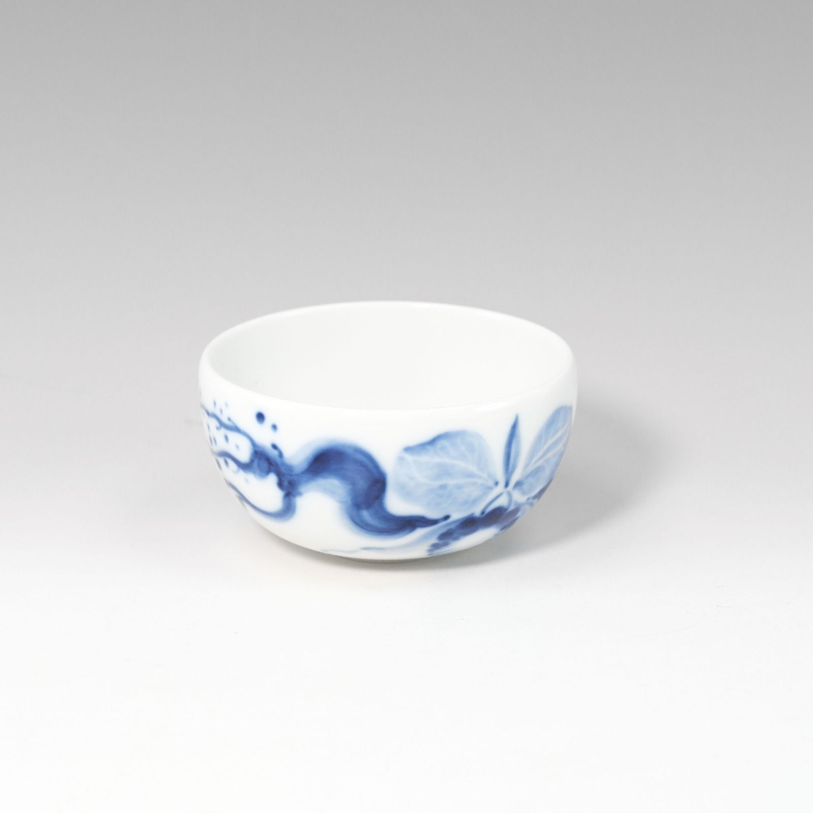 【Meissen】マイセン ブルーオーキッド 湯呑＆茶托 824001/24633 _ 食器