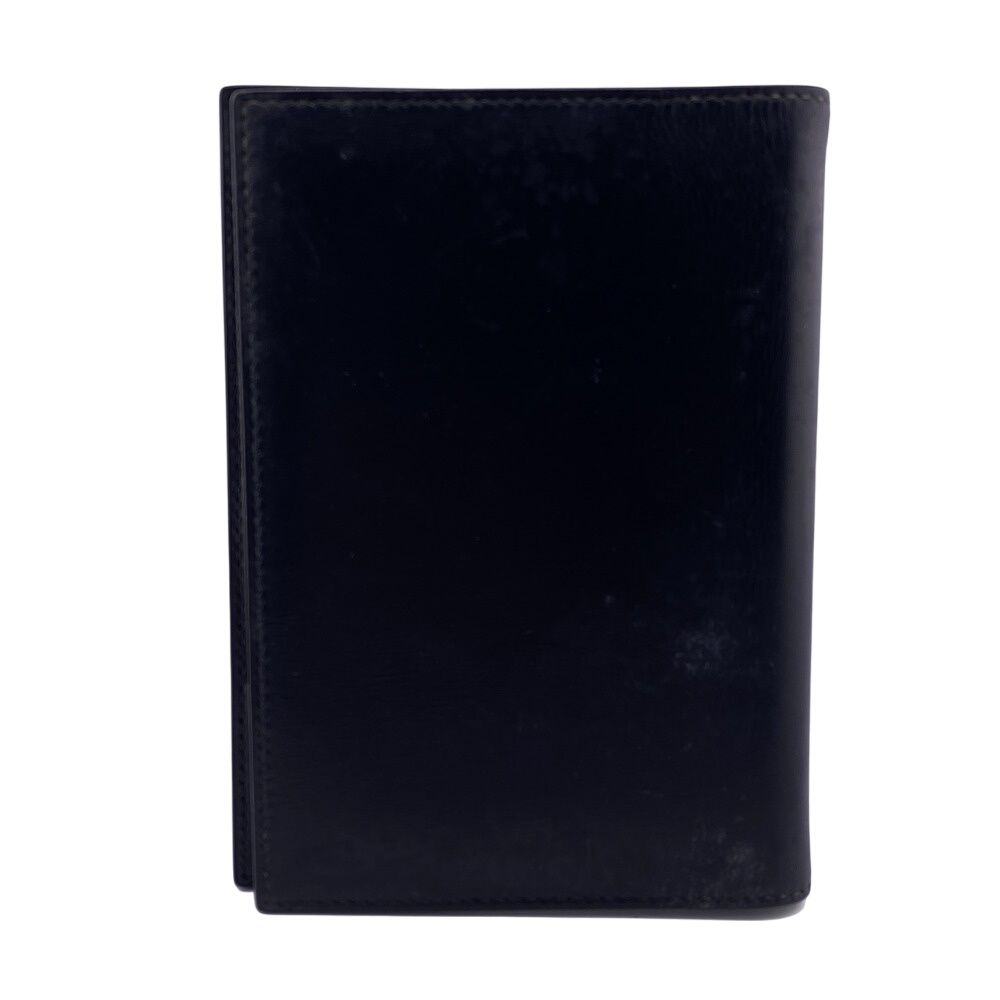 エルメス HERMES 手帳カバー アジェンダ ヴィンテージ 二つ折り ブラック