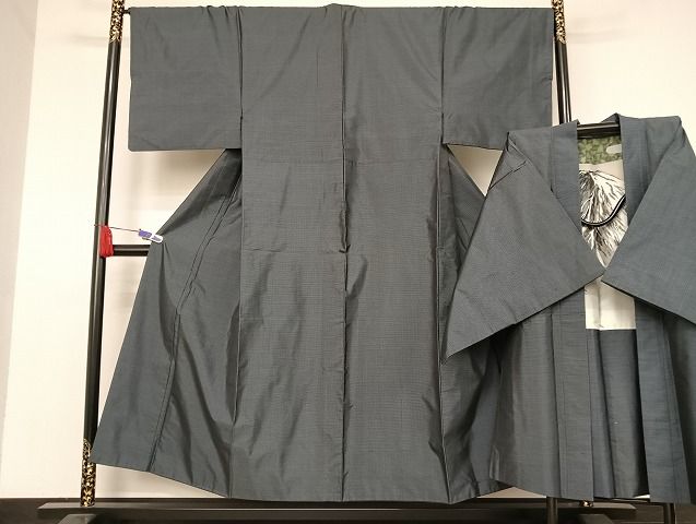 平和屋着物●男性　本場大島紬　アンサンブル　亀甲絣　正絹　逸品　AAAU4337np 平和屋着物○男性 本場大島紬 アンサンブル 亀甲絣 正絹 逸品