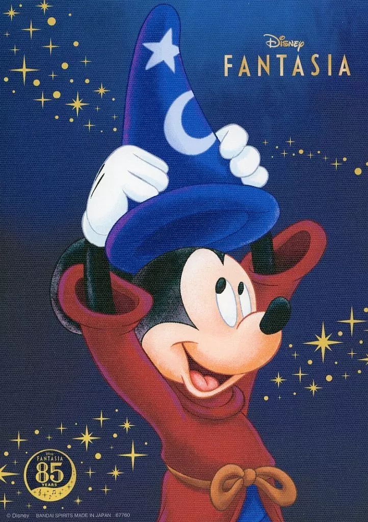 中古】雑貨 ミッキーマウス(縦長) ＜FANTASIA＞85th アート