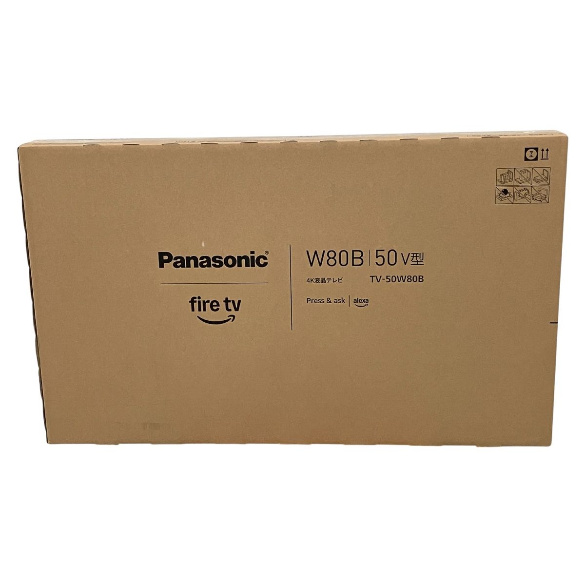 Panasonic パナソニック VIERA ビエラ TV-50W80B 4K液晶テレビ 50V型 TV 家電 ♥ M10460325