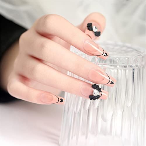 黒 DUOLEIMI ネイルパーツ 天使の羽 50ペア ネイルデコパーツ 立体 翼