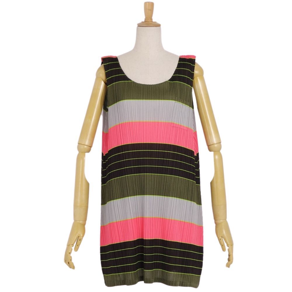 ISSEY MIYAKE プリーツプリーズ ノースリーブ ワンピース チュニック イッセイミヤケ PLEATS PLEASE ノースリーワンピース チュニック ISSEY