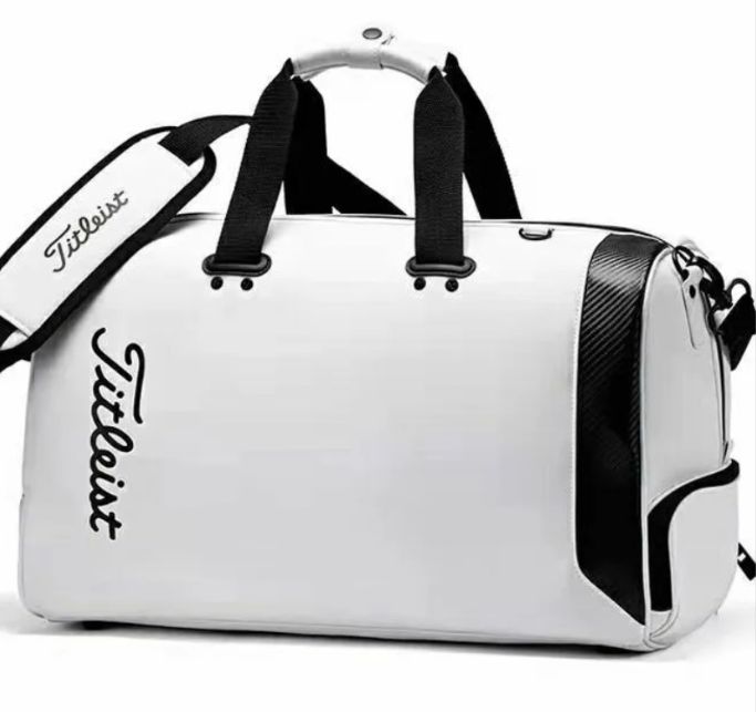 超人気高品質ゴルフトラベルバッグ Titleist  ホワイト 防水 大0容量 男女兼用 スタイリッシュなスポーツバッグ