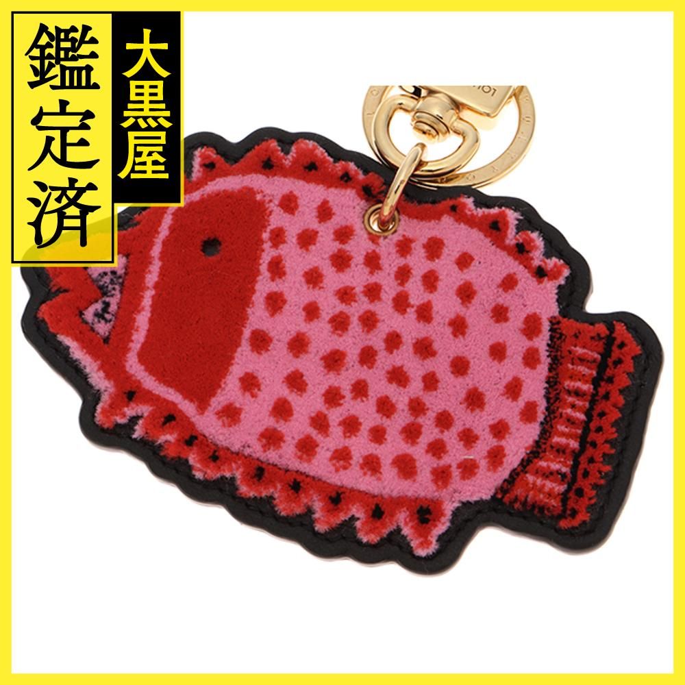 発見できる ルイ ヴィトン キーホルダー フェイスフィッシュ M01133 472 【日本未発売】