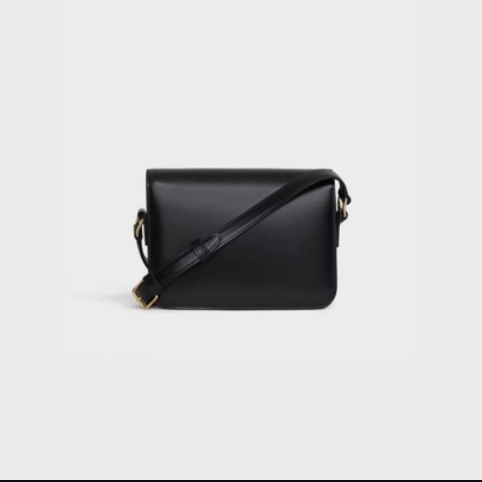 Celine セリーヌ Celine Teen Triomphe Bag in Shiny Calfskin