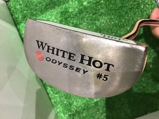 オデッセイ WHITE HOT 5 レディース パター PT スチール フレックスその他 レディース 女性用 右利き 右用 Cランク ゴルフクラブ