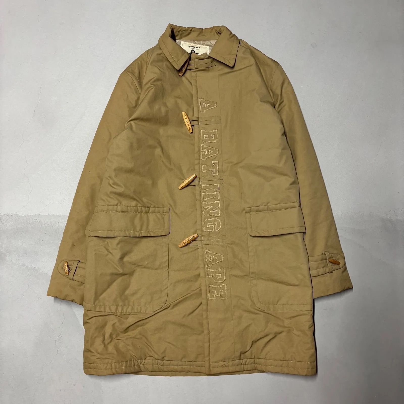 A BATHING APE 90s キルティング ダッフルコート L 裏原系 NIGO