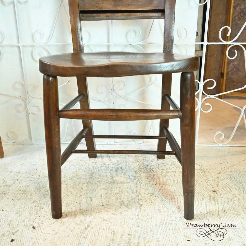 L3705-17-3 英国アンティーク チャーチチェア ヴィクトリアン