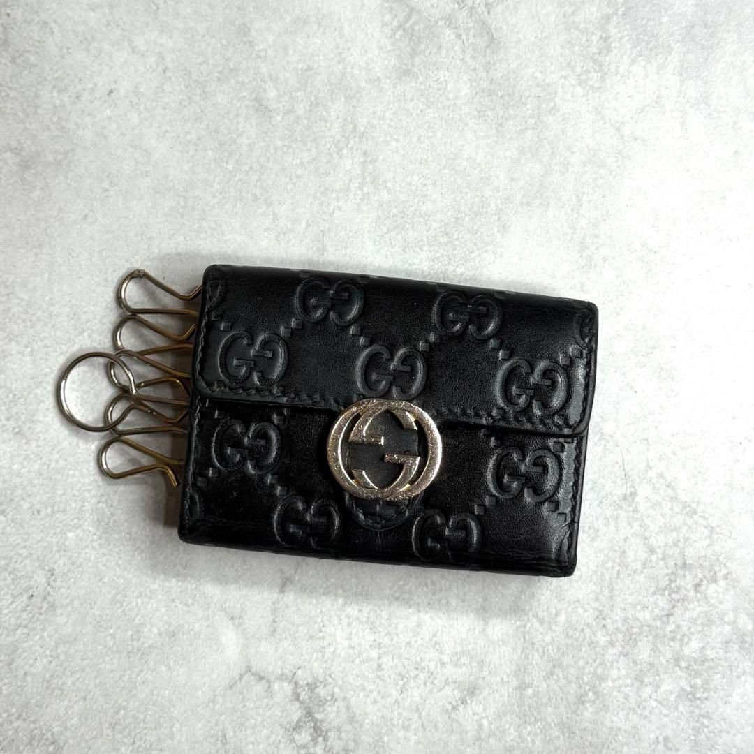 GUCCI グッチ / シマインターロッキングGキーケース 6連 GG型