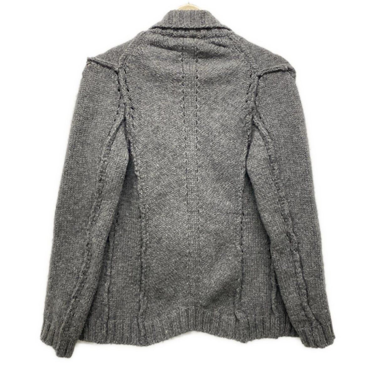 極美品 トリコ コムデギャルソン ゴールド ドッキング カーディガン tricot COMMEdesGARCONS(トリココムデギャルソン) カーディガン