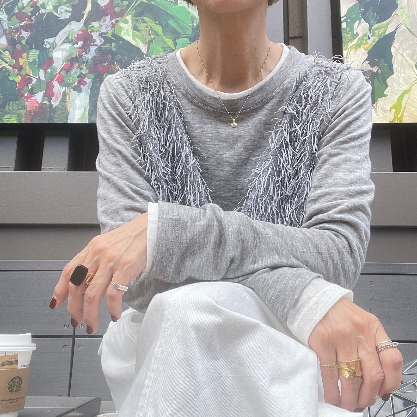 レイヤードセットプルオーバー