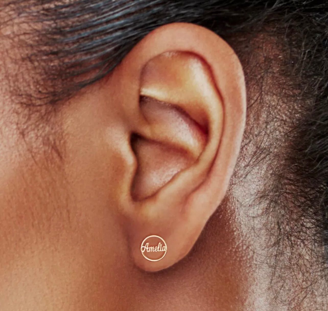 キリハ様　オーダーメイドピアス オーダーメイド ピアス お名前入り - メルカリ