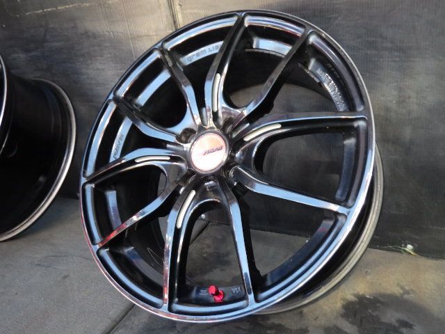 2932 B RAYS Gram Lights 57FXX 17x7.0J 4穴 PCD100 42 4本 BRIGHTFACE_UK