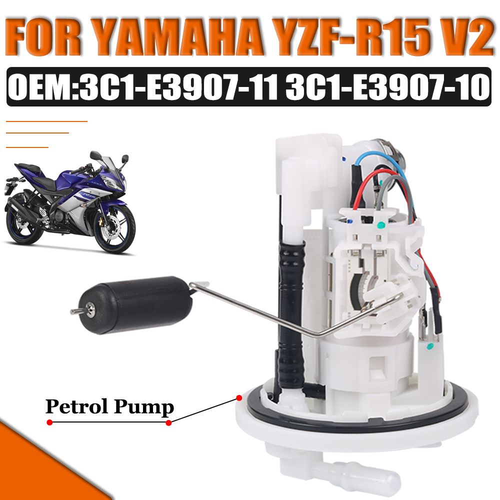 バイク 二輪 ハイパフォーマンス 電気式燃料ポンプ モジュール アセンブリ ヤマハ YZF R15 R-15 3C1-E3907-11 3C1-E3907-2000 3C1-E3907-10
