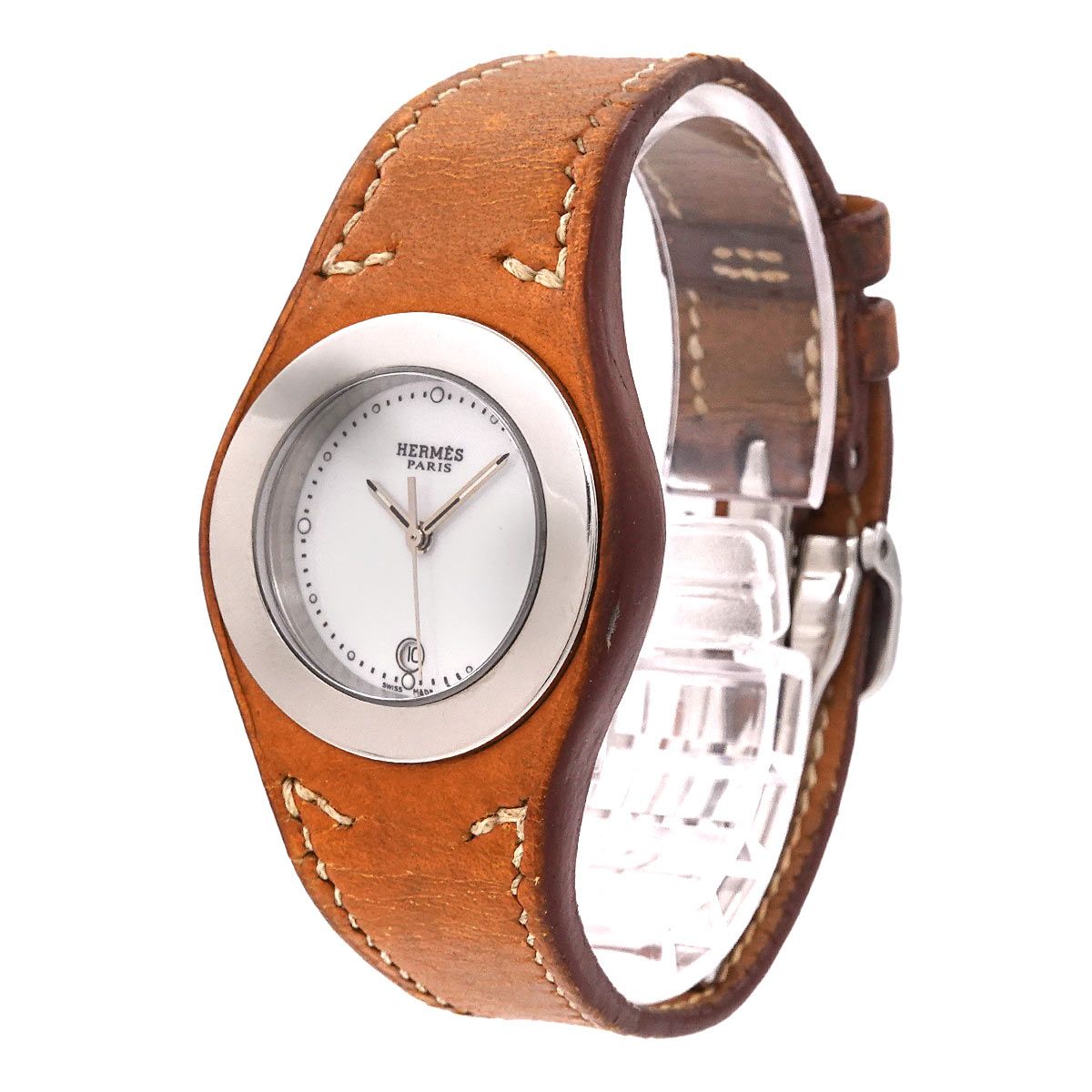 エルメス HERMES アーネ HA3 210 レディース 腕時計 デイト