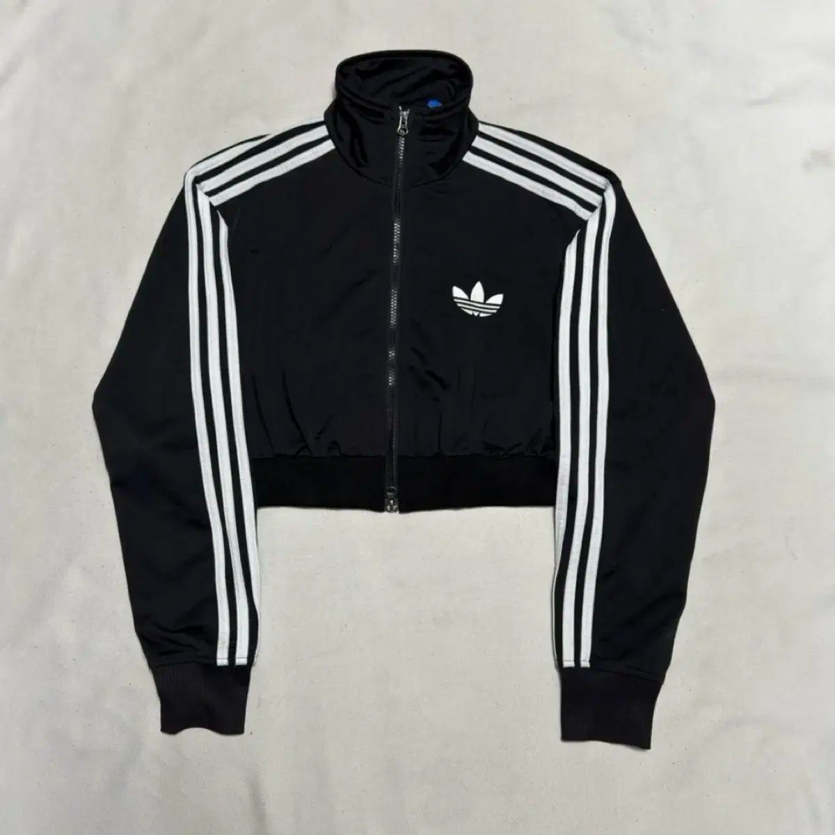 adidas アディダス ファイヤーバード 黒 クロップド 2Way トラックトップス