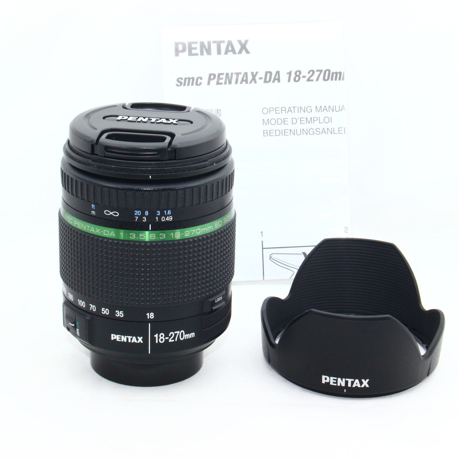 PENTAX 高倍率ズームレンズ DA18-270mmF3.5-6.3ED SDM Kマウント APS-C