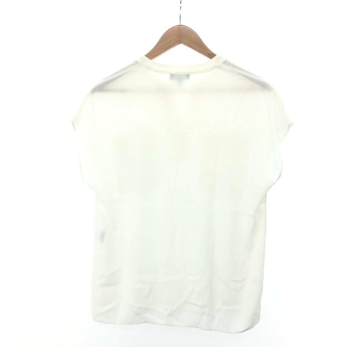 Theory / セオリー 01-1108228-151-902 POWDER CREPE UTL SHIRT F フレンチスリーブブラウス theory Theory / セオリー 01-1108228-151-902 POWDER CREPE UTL