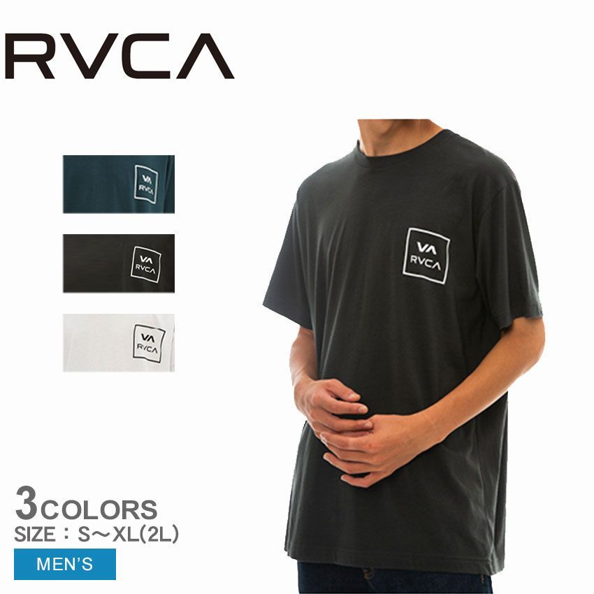 ルーカ 半袖Tシャツ BD041228 メンズ VA ALL THE WAY SS Ｔシャツ RVCA カラー:02.チャコール 品番：2540-0132