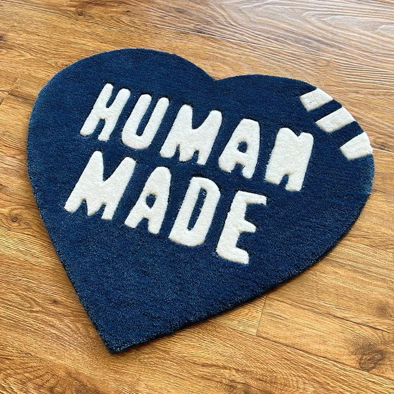 4色選択】HUMAN MADE ヒューマンメイド HEART RUG ハートロゴ 赤