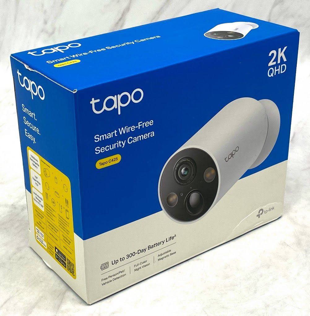 美品】 TP-Link Tapo 防犯カメラ 屋外 屋内 マグネット WiFi