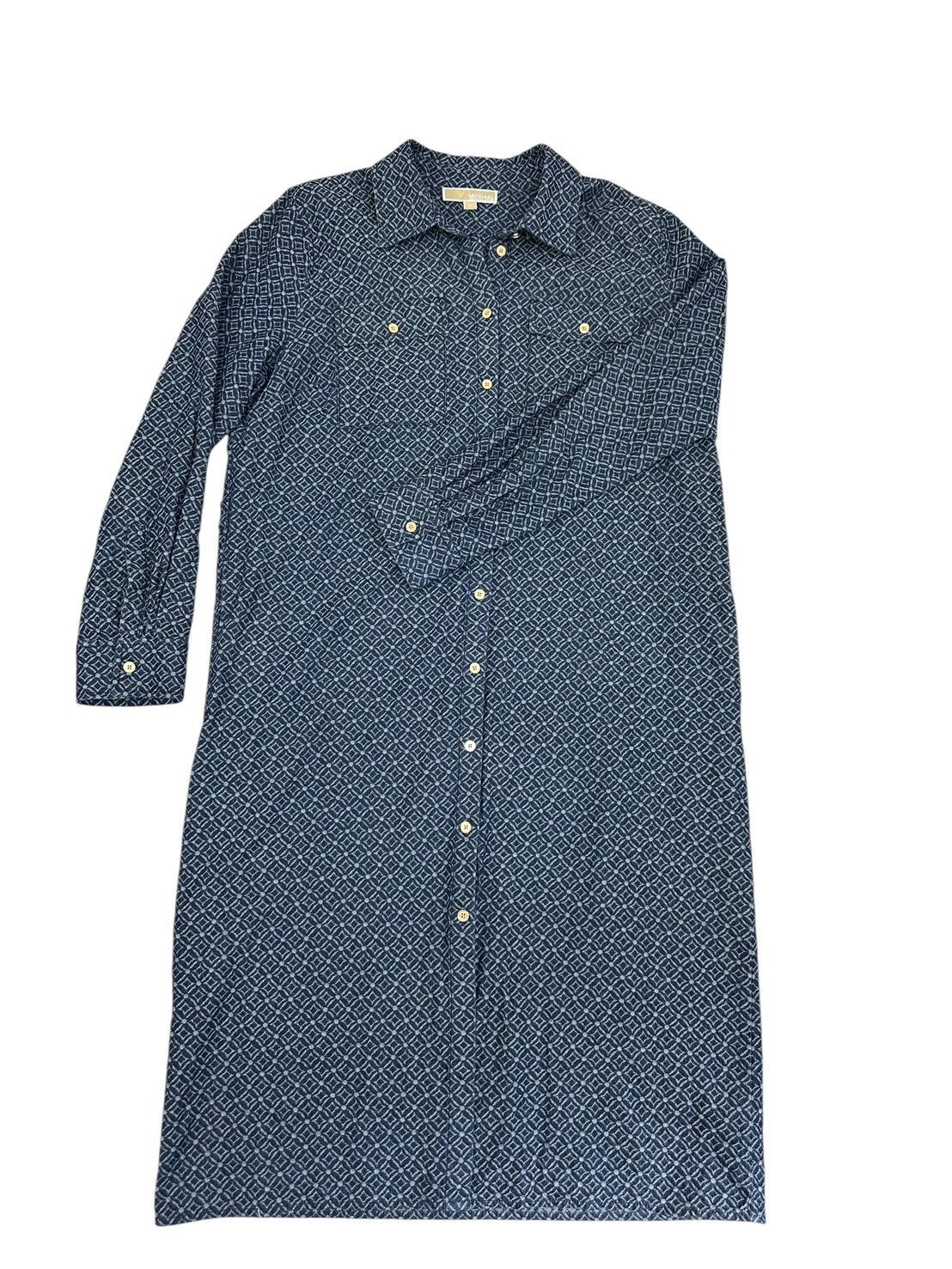 ✨美品✨MICHAEL KORS ネイビーシャツワンピース  L