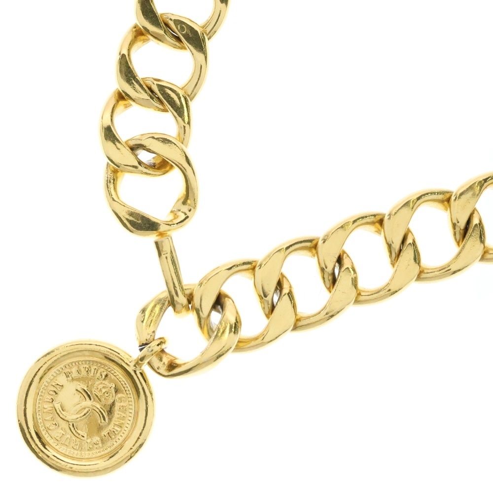 CHANEL ベルト ココマーク カンボンライン レザー ゴールドチェーン CHANEL (シャネル) ココマーク カンボンライン チェーンベルト