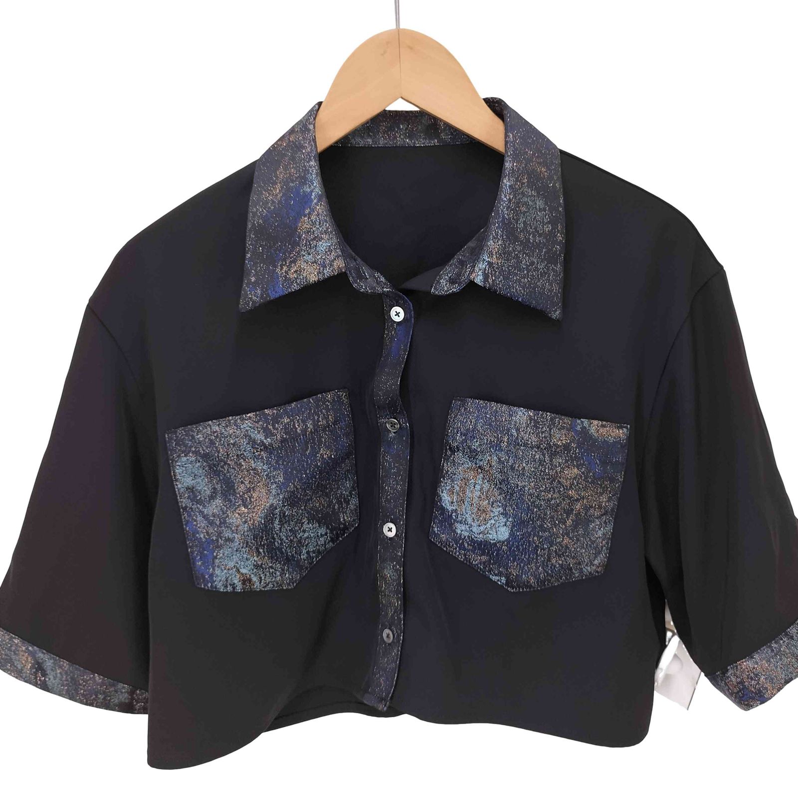ハレ HARE 25SS ジャガードキリカエショートシャツ レディース
