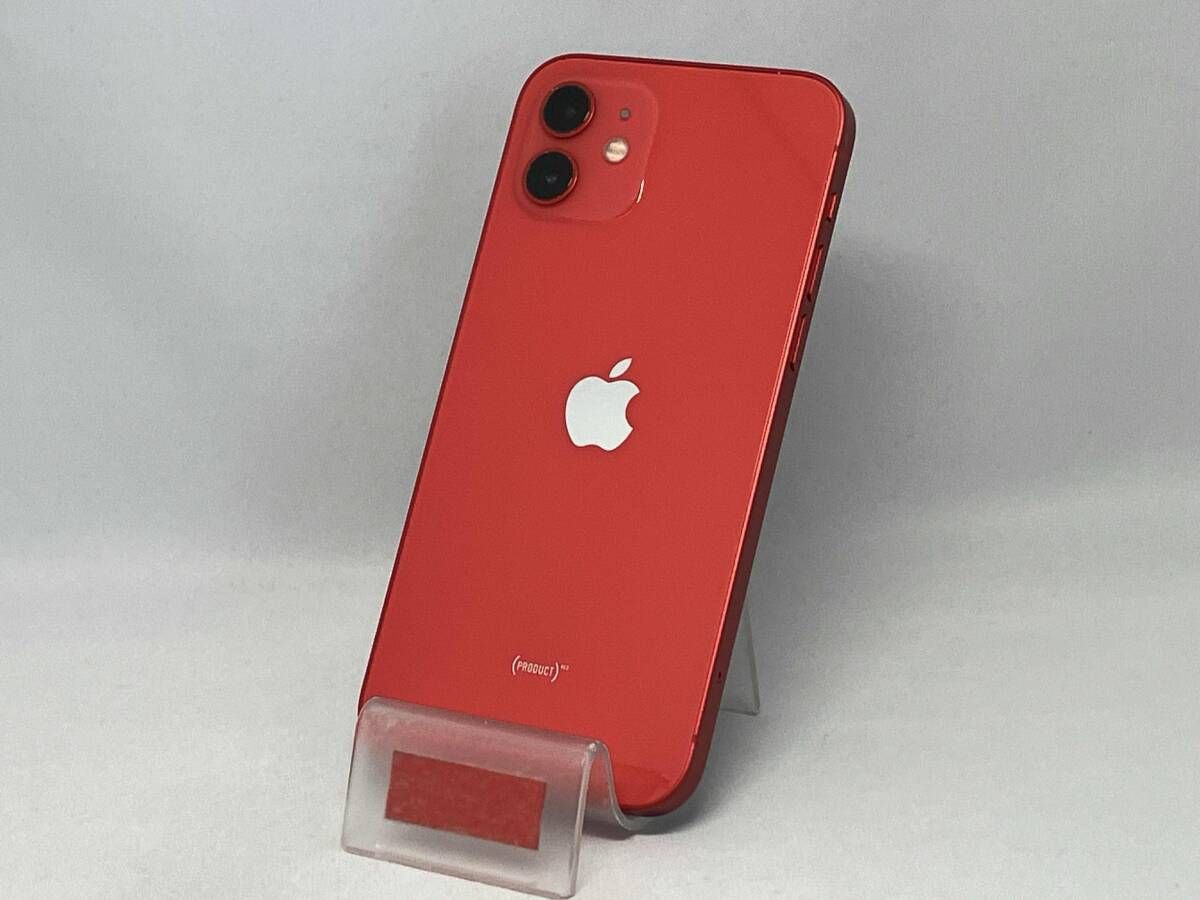 au SIMロックなし MGHQ3J|A iPhone 12 64GB レッド au