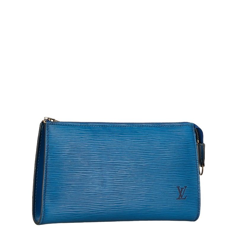 ルイヴィトン エピ アクセソワール アクセサリーポーチ トレドブルー