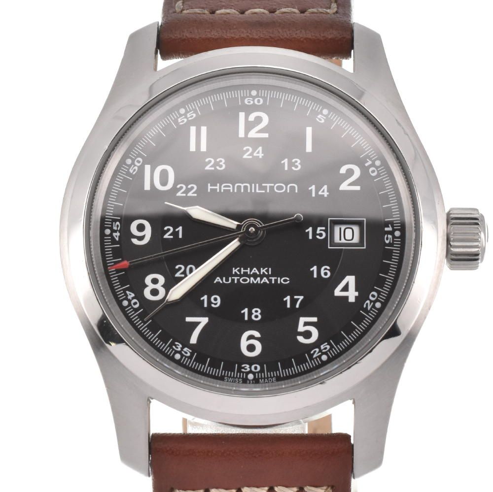 ハミルトン HAMILTON H705450 カーキ フィールド 裏スケ 自動巻き 