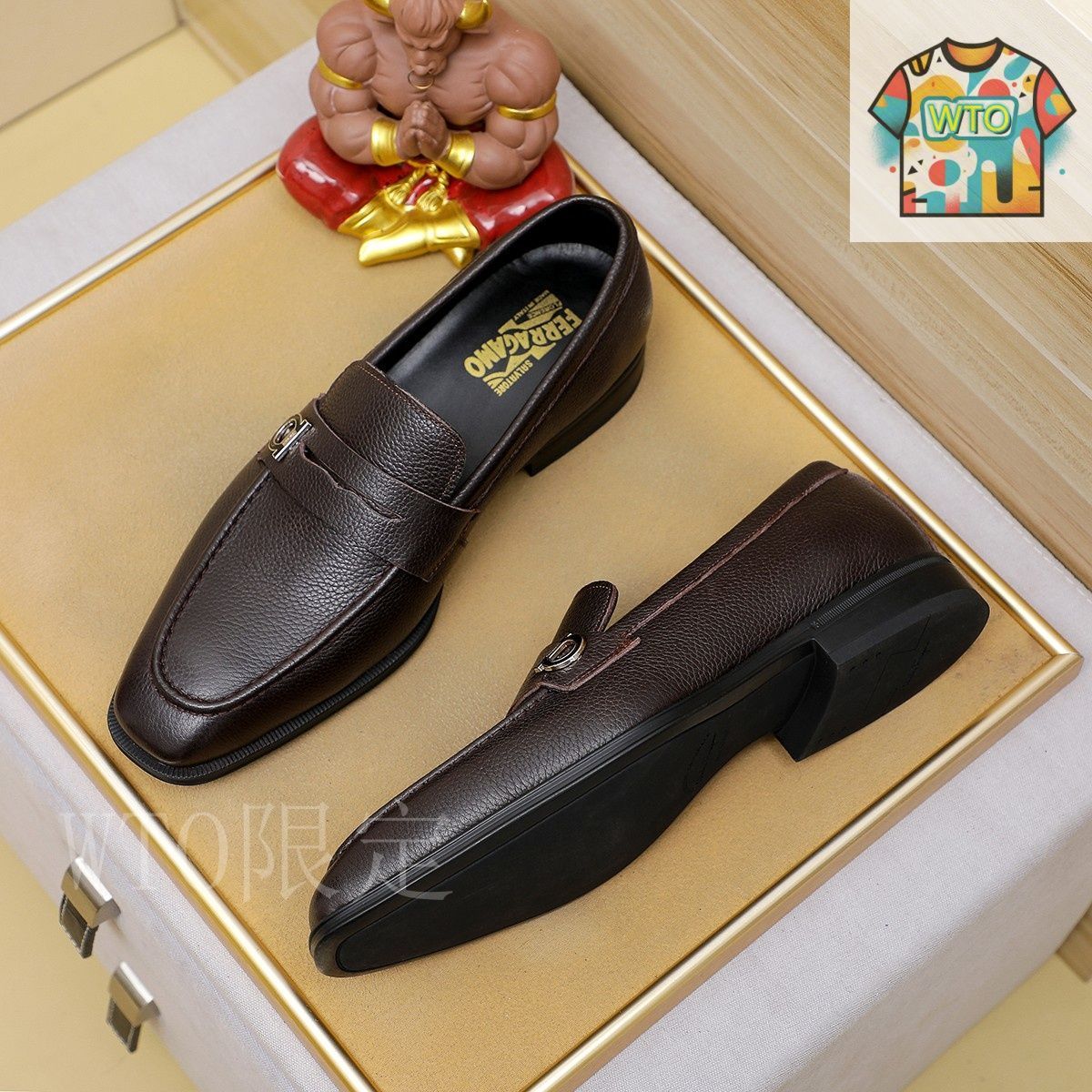 Ferragamo フェラガモ シューズ Ferragamo フェラガモ メンズ ビジネス シューズ10-3 - メルカリ