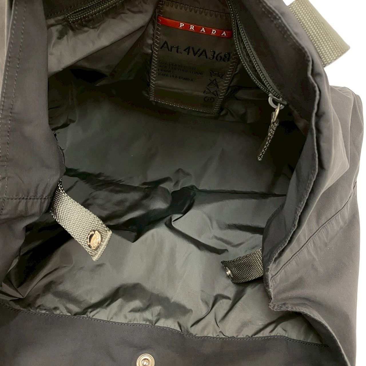 極 美品 希少品 PRADA プラダ プラダスポーツ ロゴ 刻印 ラバー 