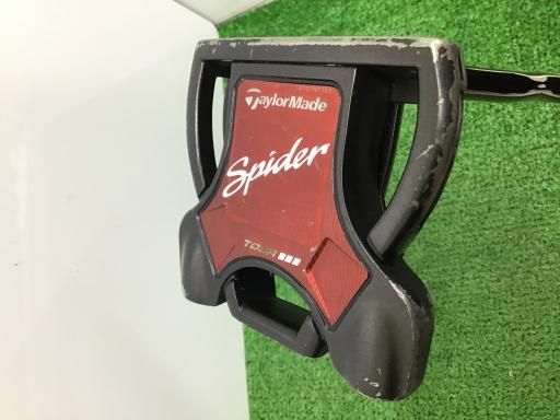 テーラーメイド Spider Tour BLACK サイトライン ダブルベンド 33インチ パター PT スチール フレックスその他 メンズ 男性用 右利き 右用 Dランク ゴルフクラブ